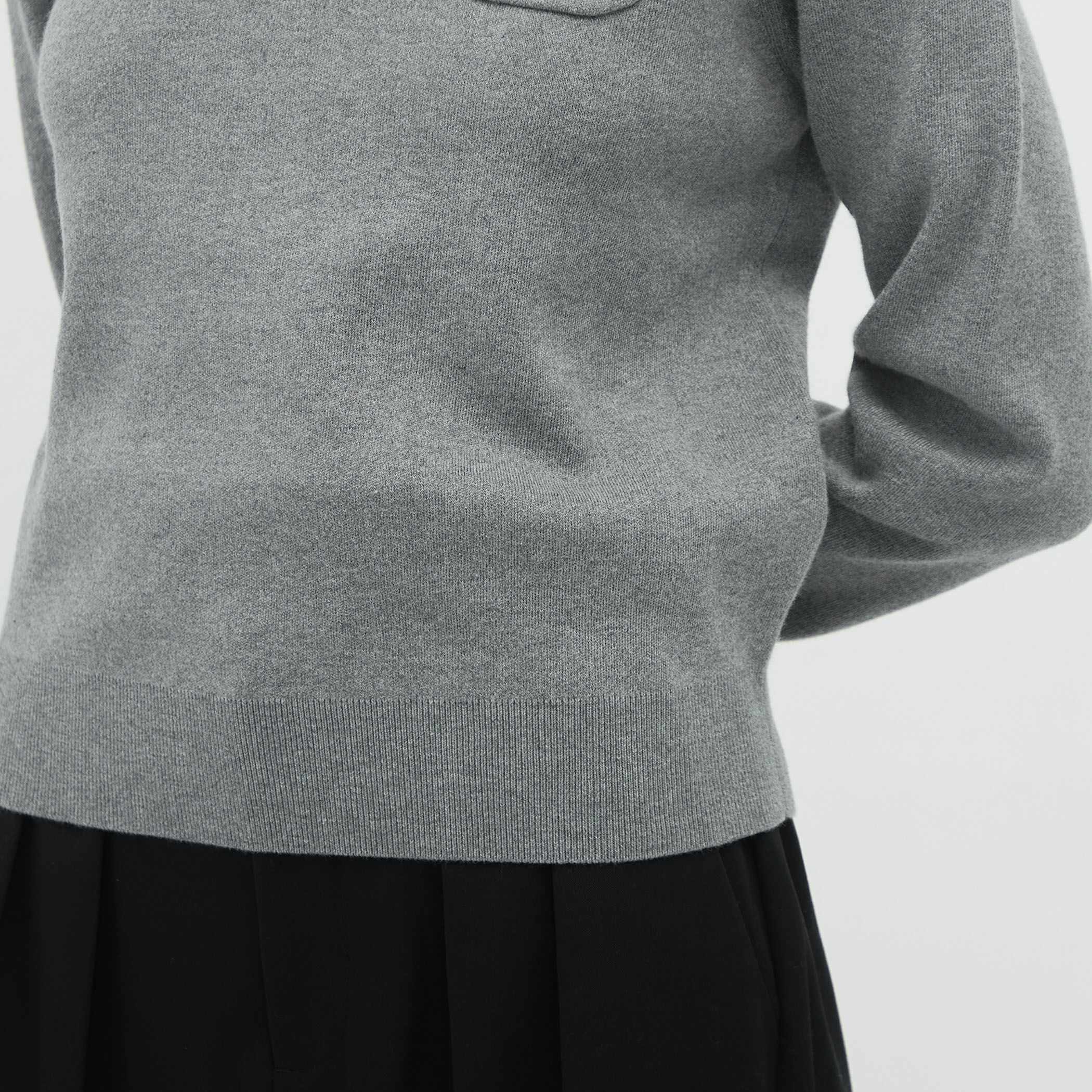 CABaN コットンカシミヤ ポケットプルオーバー ニット トゥモローランド コットンカシミヤ ポケットプルオーバー（ニット/セーター