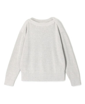 フィッシャーマンズリブ ボートネックプルオーバー