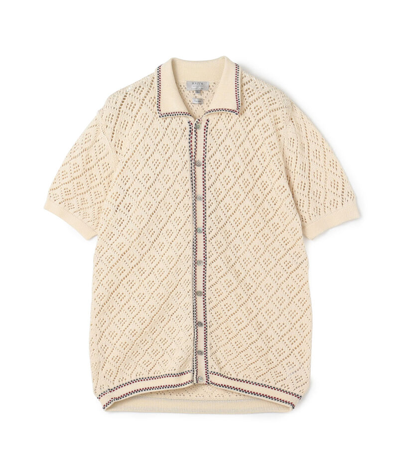 【別注】Raffa Molina コットン ニットシャツ