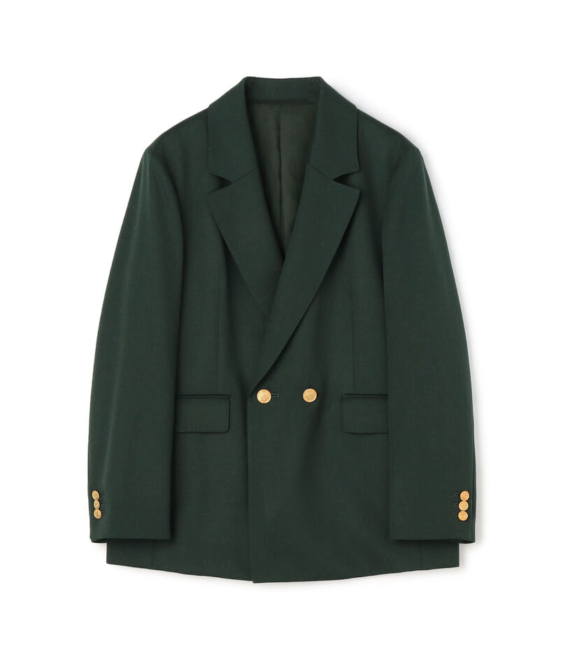 ウールギャバジン ダブルブレストジャケット