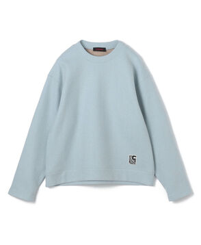 CABaN ウールコットンダブルフェイス クルーネックプルオーバー