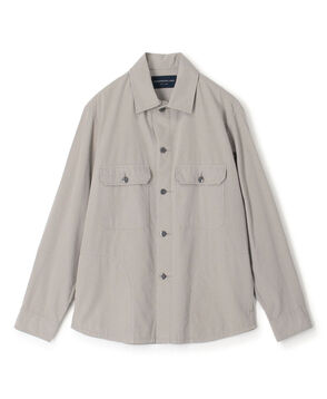 スビンコットン ダブルポケット シャツブルゾン