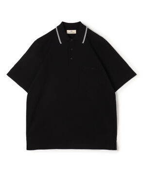 オーガニックコットン 鹿の子ジャージー ポロシャツ