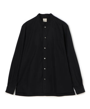 120/2コットンポプリン バンドカラーシャツ ALUMO