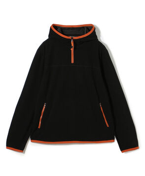 テックワッフル コントラストハーフジップパーカ MTPW3712