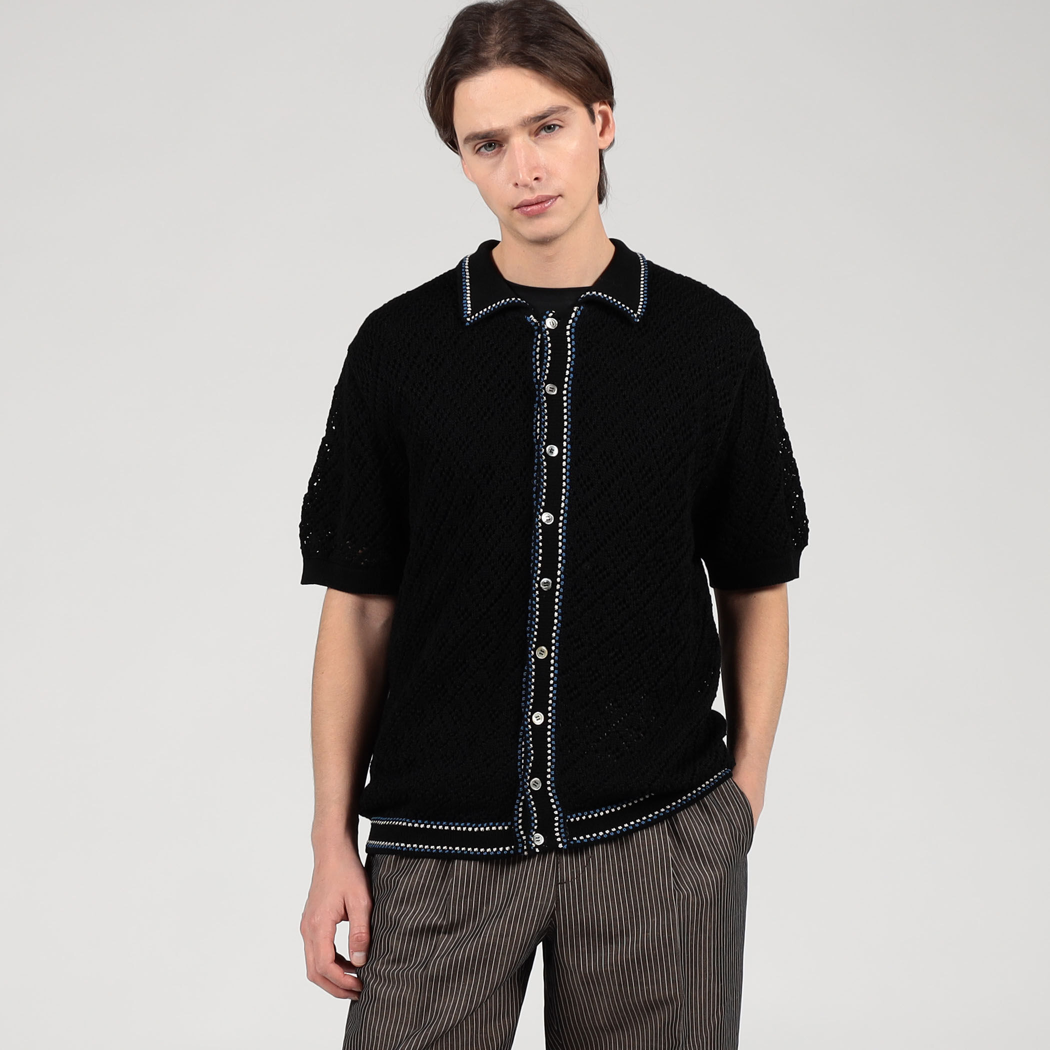 Raffa Molina コットン ニットポロ Sサイズ 別注】Raffa Molina コットン ニットシャツ｜トゥモローランド 公式サイト