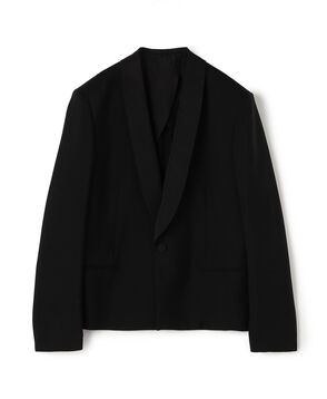 ウールモヘヤ ショールカラージャケット