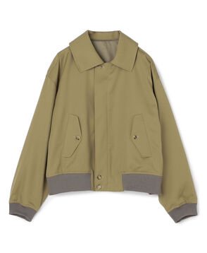 The CLASIK RIB HARRINGTON ウール ブルゾン
