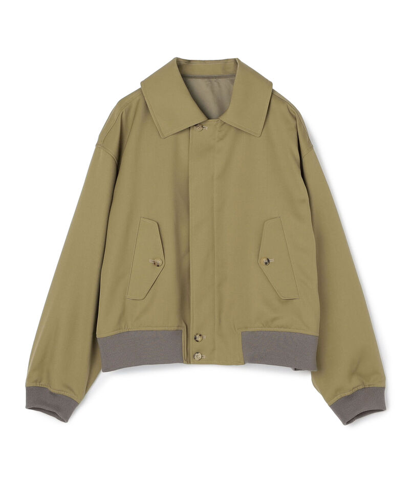The CLASIK RIB HARRINGTON ウール ブルゾン