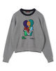 CABaN コットンカシミヤ Elephantエンブロイダリークルーネックプルオーバー