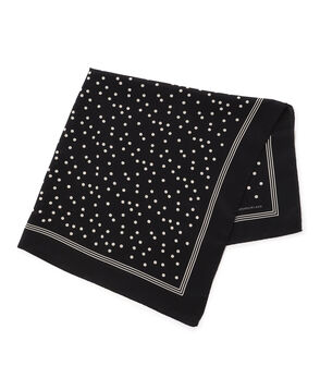 TOMORROWLAND MADE IN ITALY ランダムドット シルクスカーフ