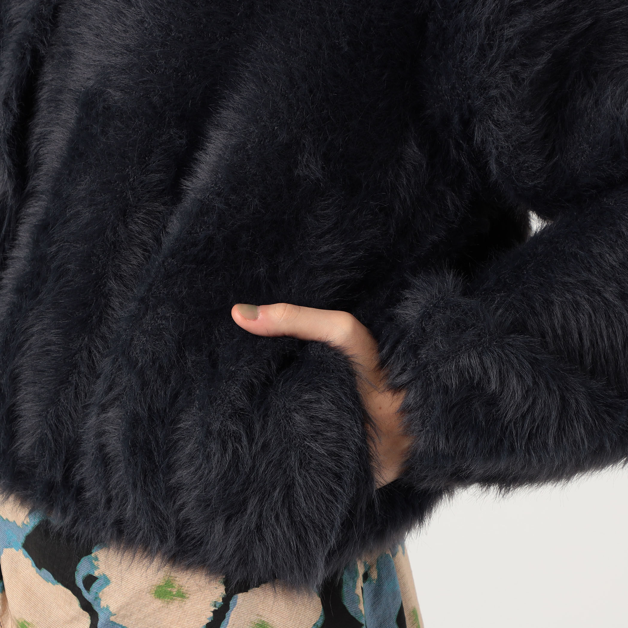 □フェザーヤーン ステンカラーカーディガン｜トゥモローランド 公式通販