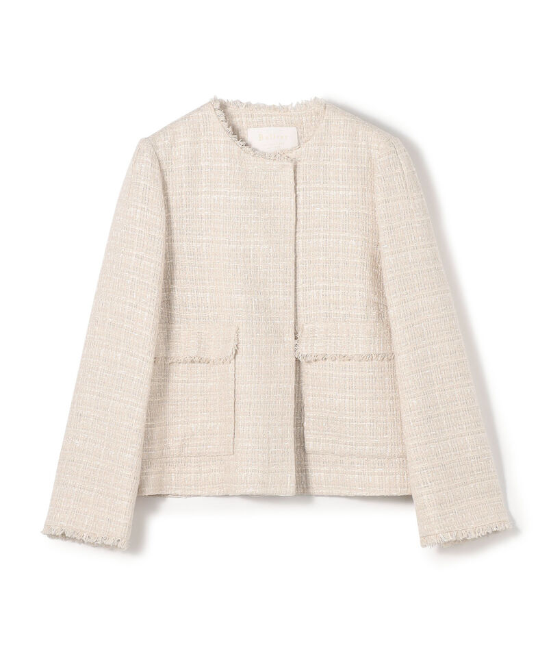 ラメミックスツイード セミダブルクルージャケット