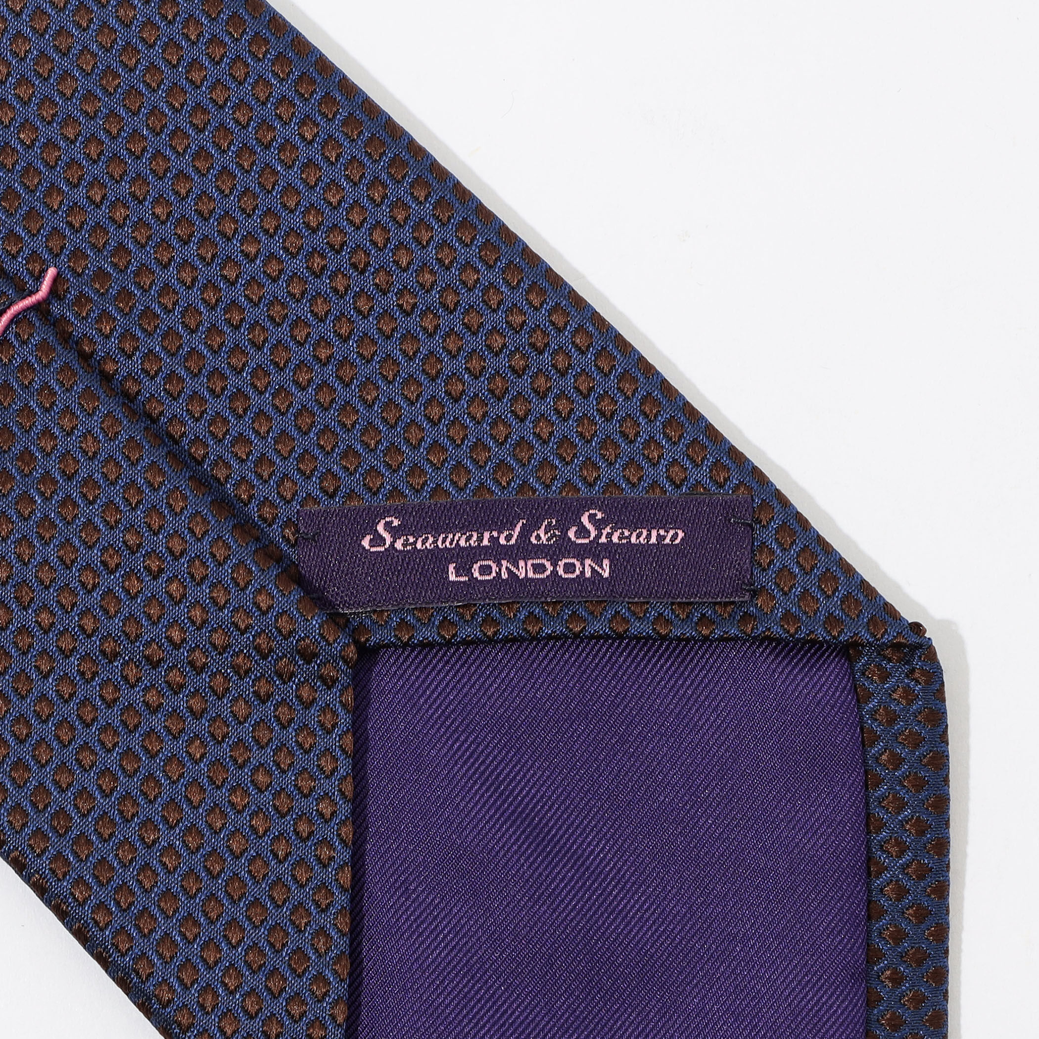 Seaward & Stearn＞8.0cm ストライプ1 ネクタイ