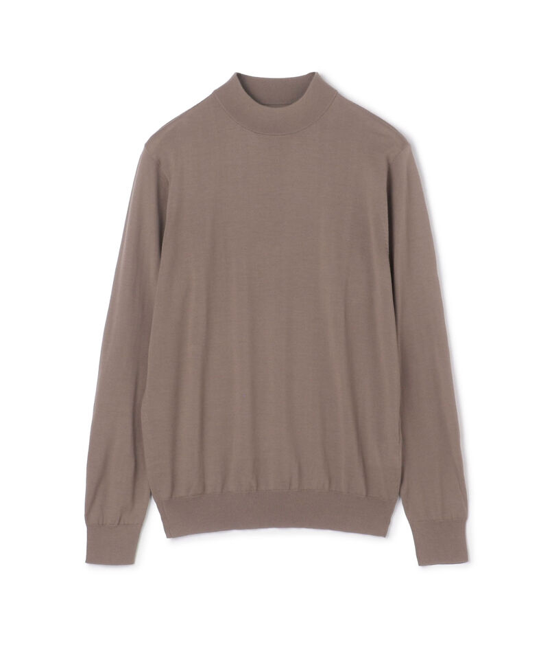 TOMORROWLAND tricot スーパーファインメリノウール モックネックプルオーバー S-WOOL