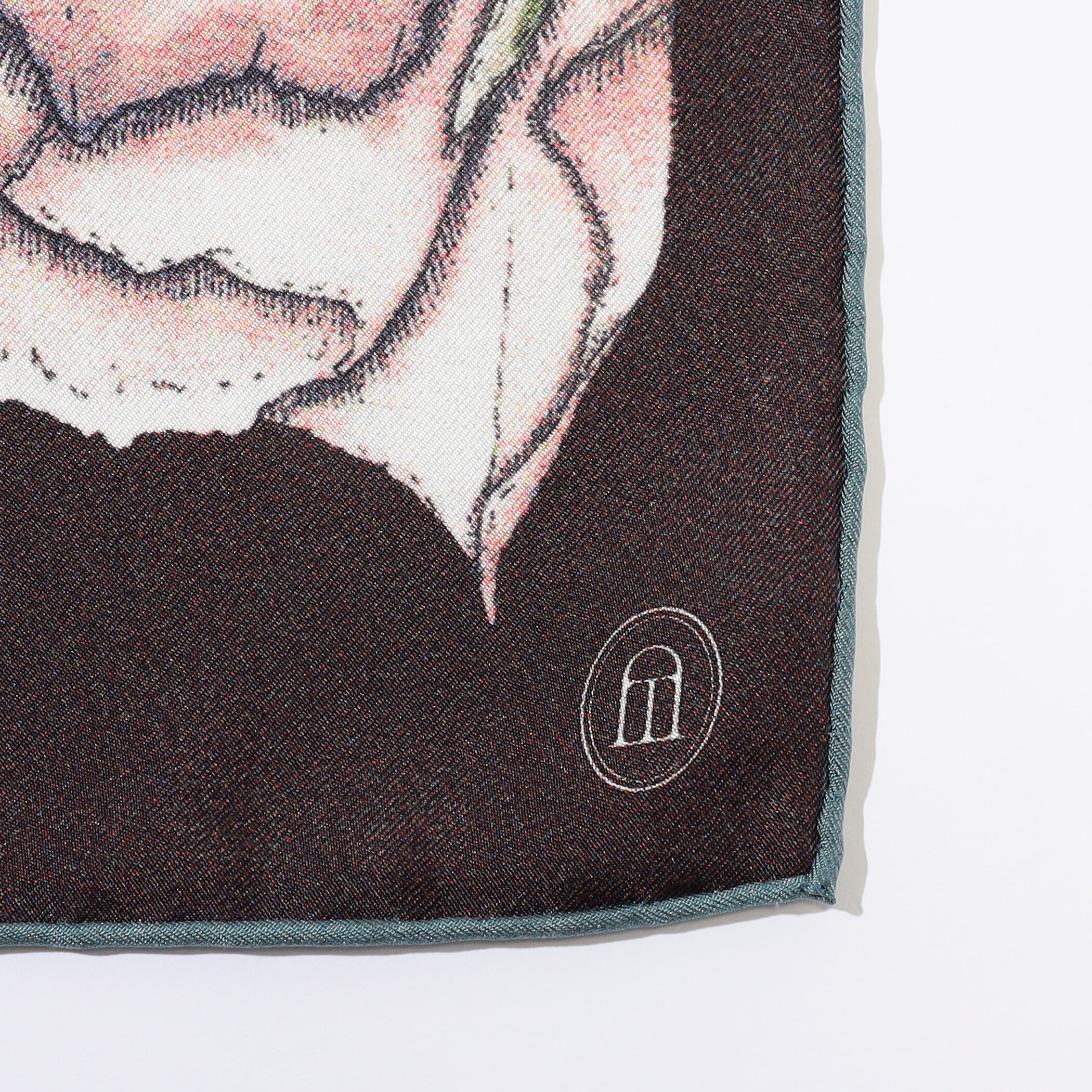 Atelier TOMORROWLAND DOUBLE FLOWER シルクスカーフ
