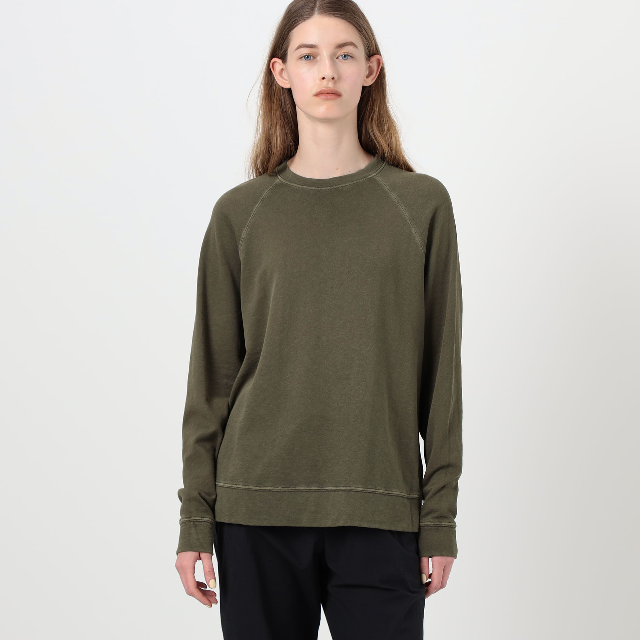 バックパイルスエット ラグランスリーブプルオーバー WXA3657