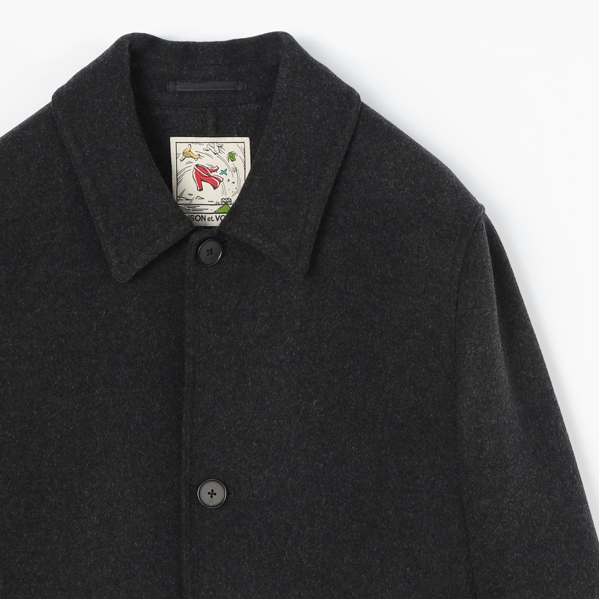 ストレッチウールメルトン ステンカラーコート｜トゥモローランド 公式通販