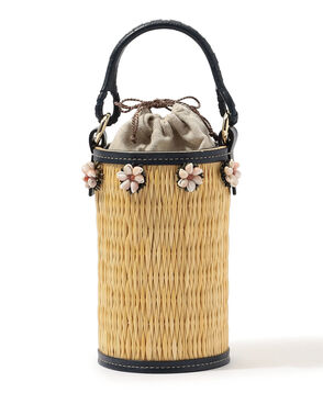 HEIMAT ATLANTICA CUPID MINI NAVY かごバッグ