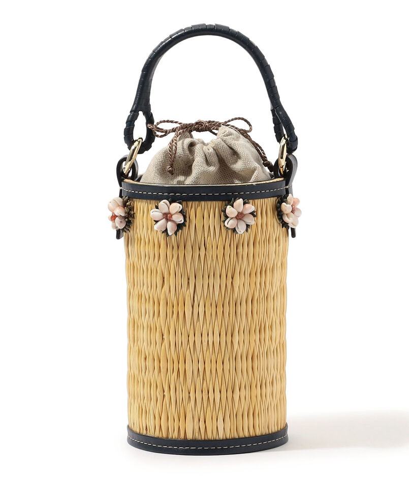 HEIMAT ATLANTICA CUPID MINI NAVY かごバッグ