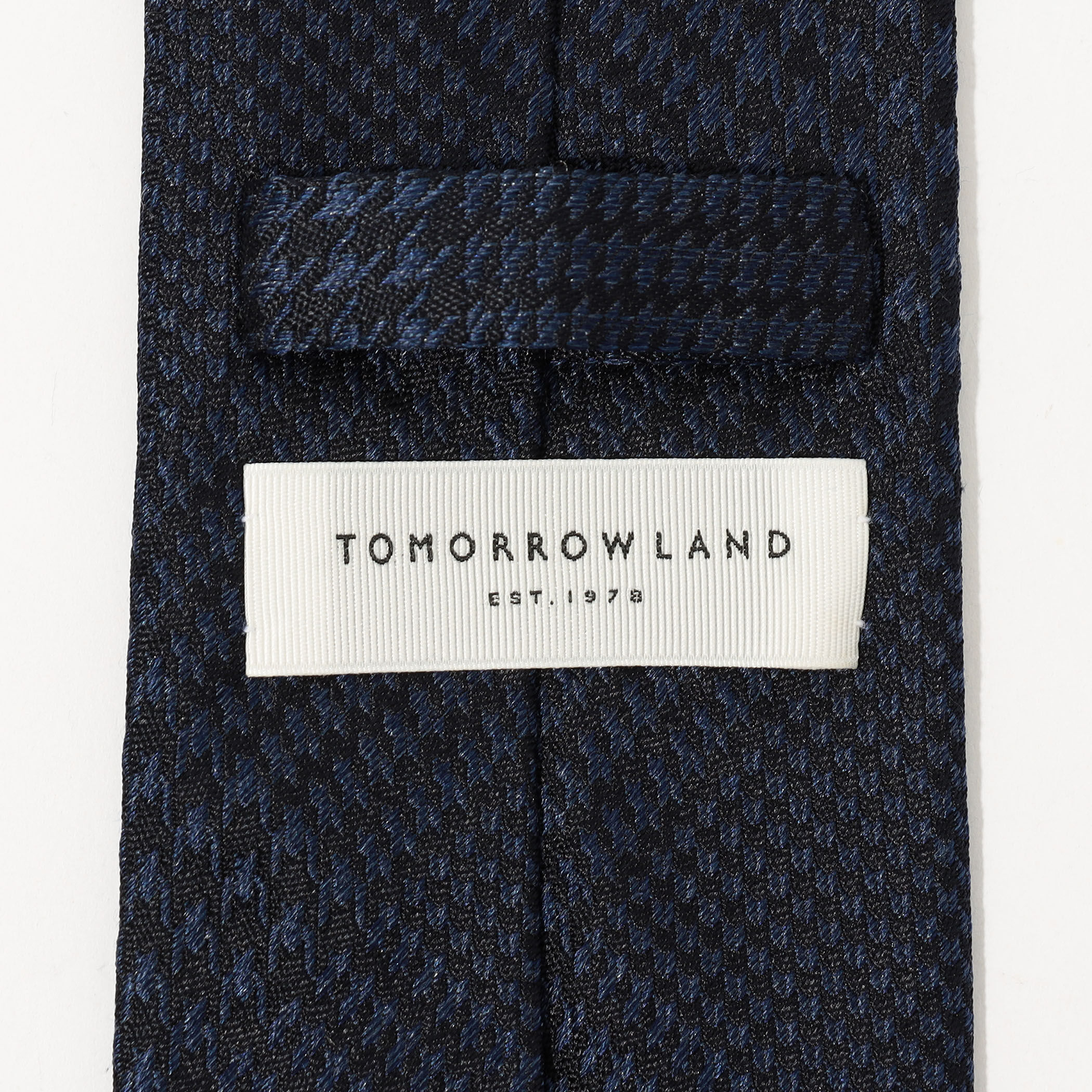 TOMORROWLAND シルクジャガード チェック柄 ネクタイ