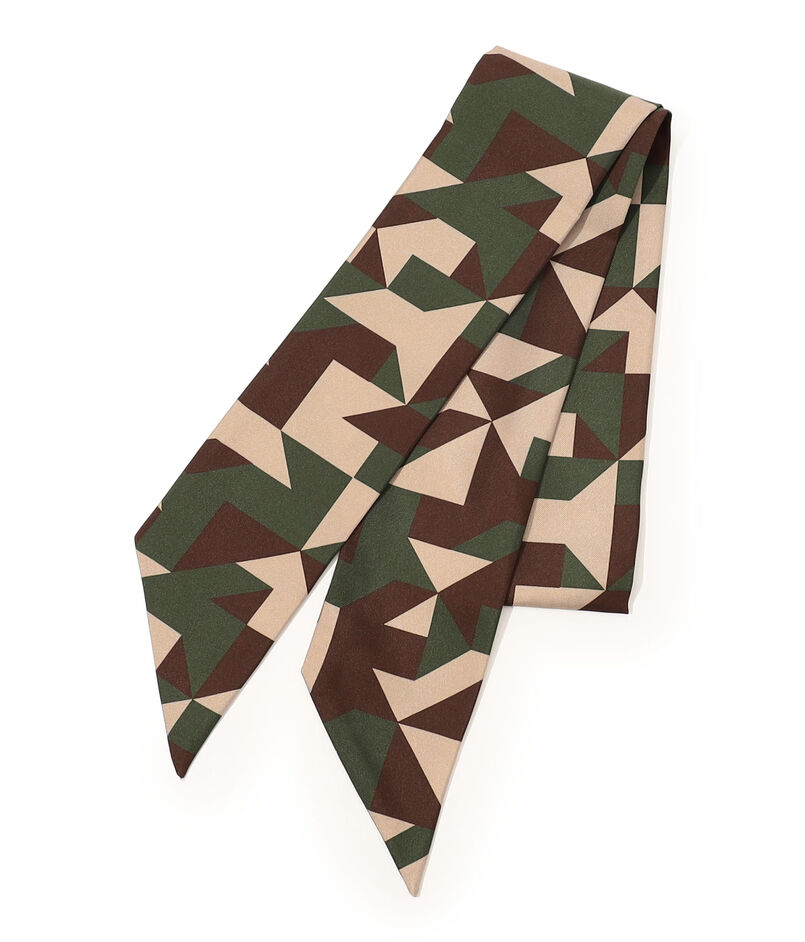 TOMORROWLAND ジオメトリック柄 シルクスカーフ