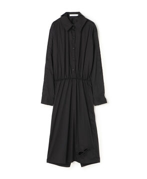 JULIE KEGELS DRESS コットンナイロン シャツドレス
