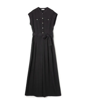 【WEB先行予約】セルロースツイル スタンドカラーオールインワン