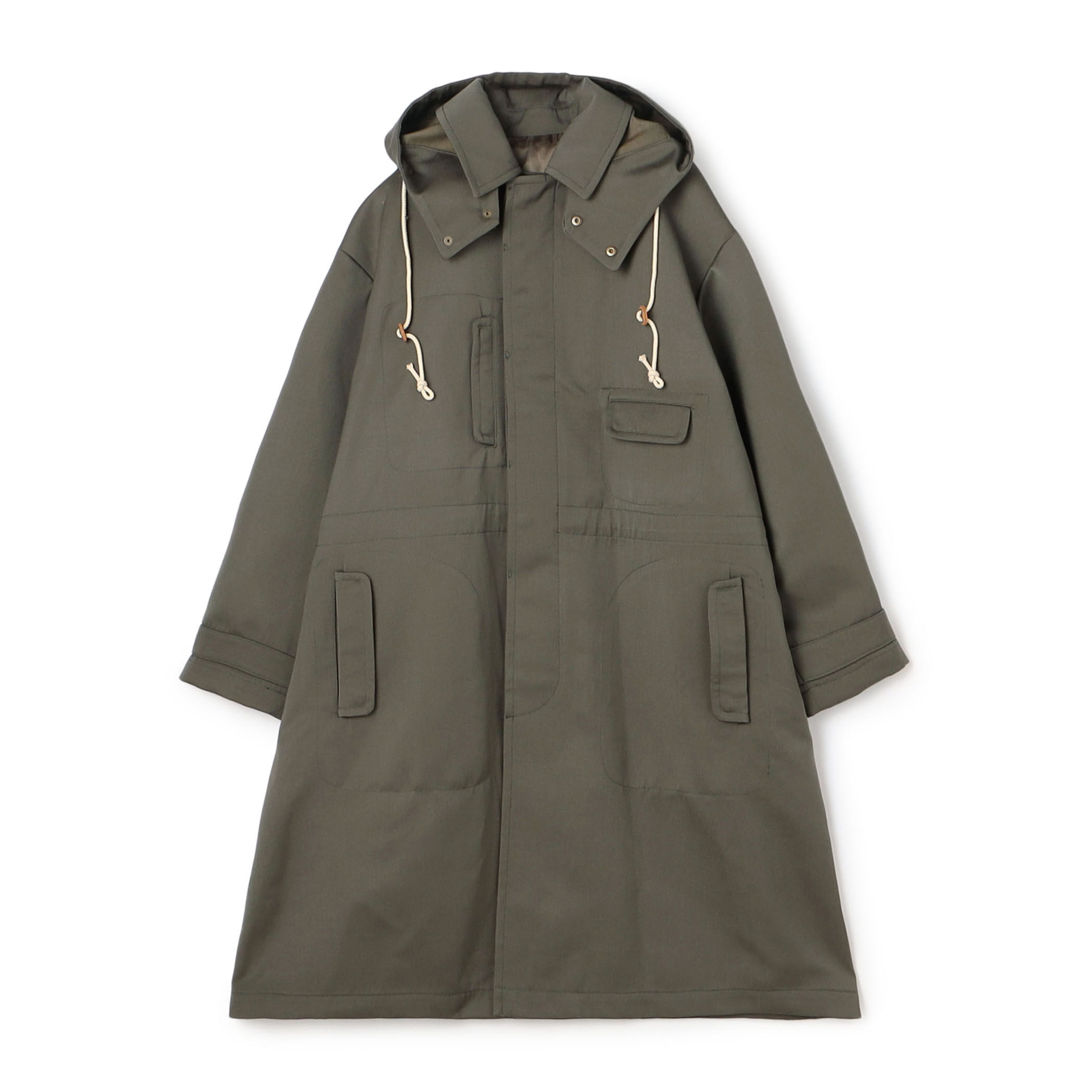 【ほぼ新品】トゥモローランド ウール100% ステンカラーコート TOMORROWLAND（トゥモローランド） ステンカラーコート ウールカシミヤ