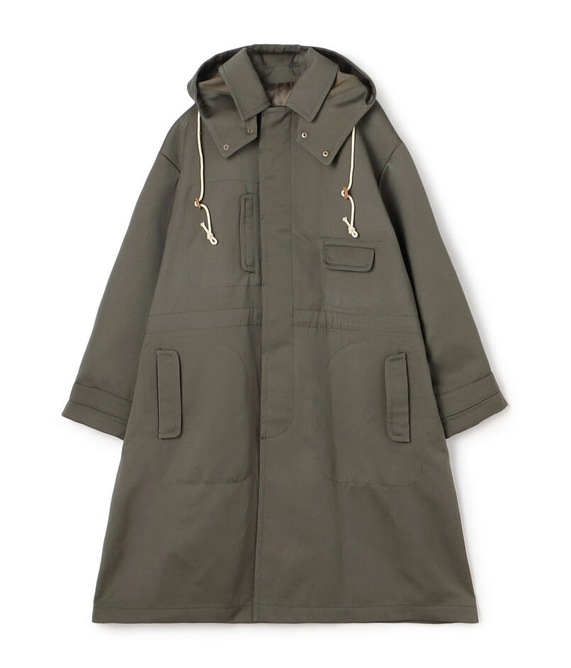 ■ウールコットン ステンカラーコート