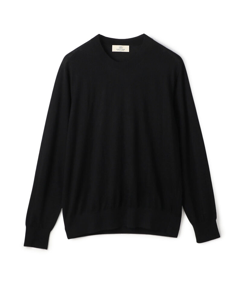 カシミヤ クルーネックプルオーバー Cariaggi