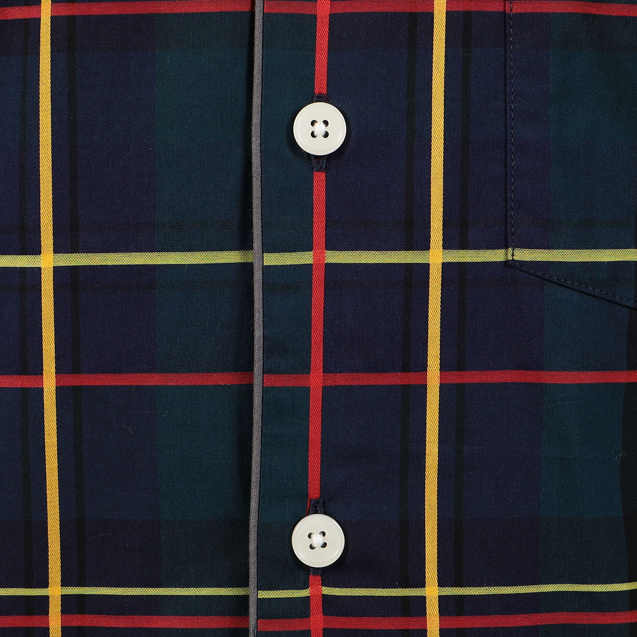 SLEEPY JONES SATEEN HOLIDAY PLAID パジャマ｜トゥモローランド