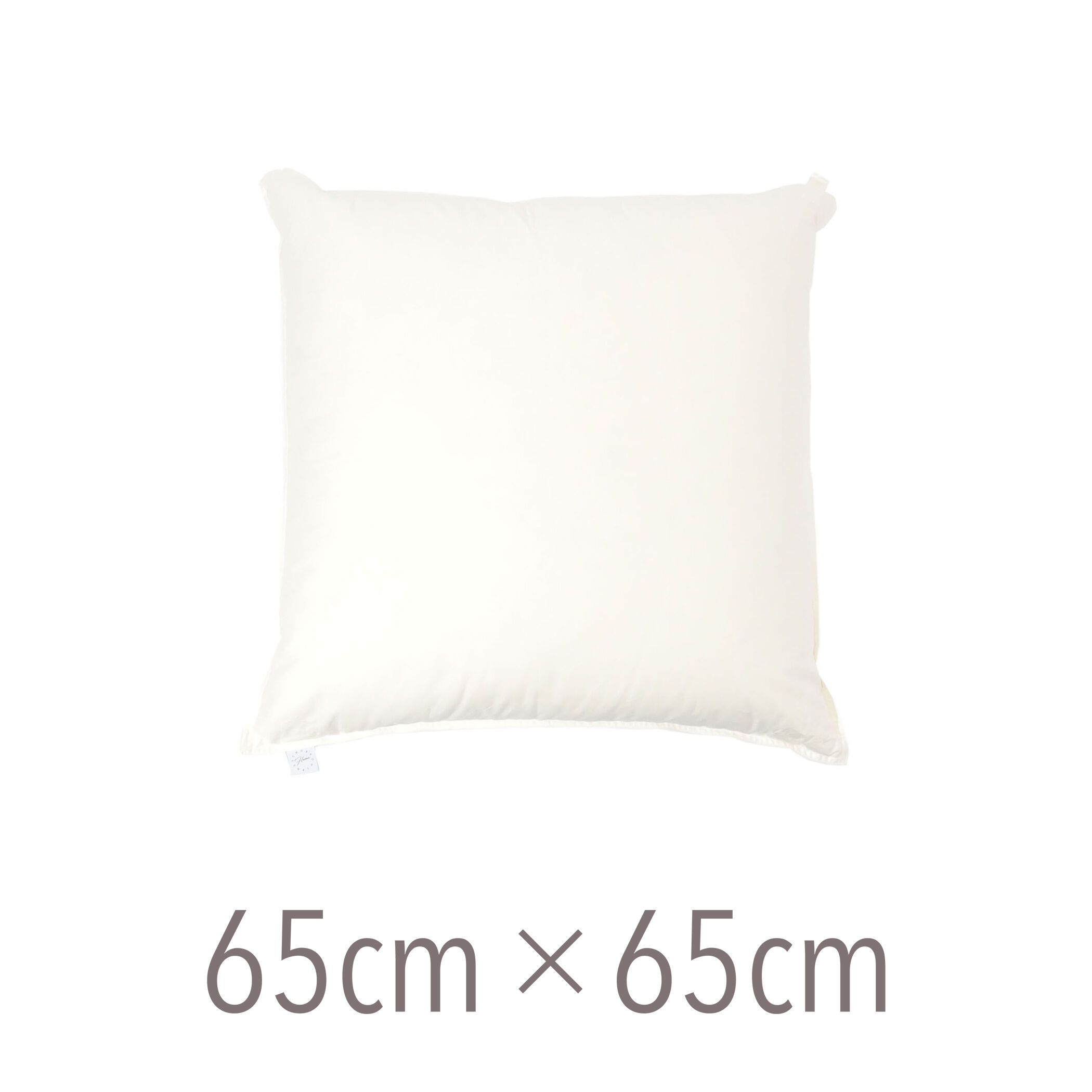 ホワイトダックダウン ヌードクッション（65cm × 65cm