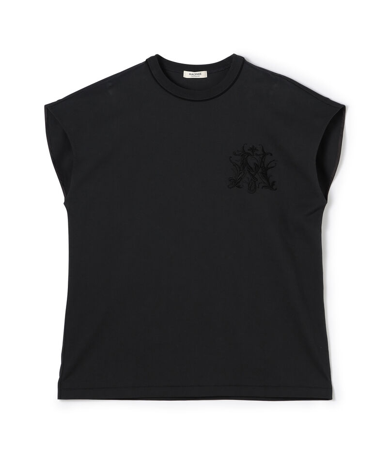 コットンジャージー エンブレムTシャツ