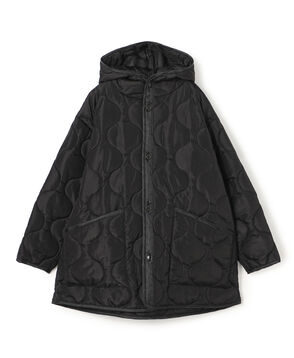 HYKE QUILTED HOODED JACKET キルティングジャケット