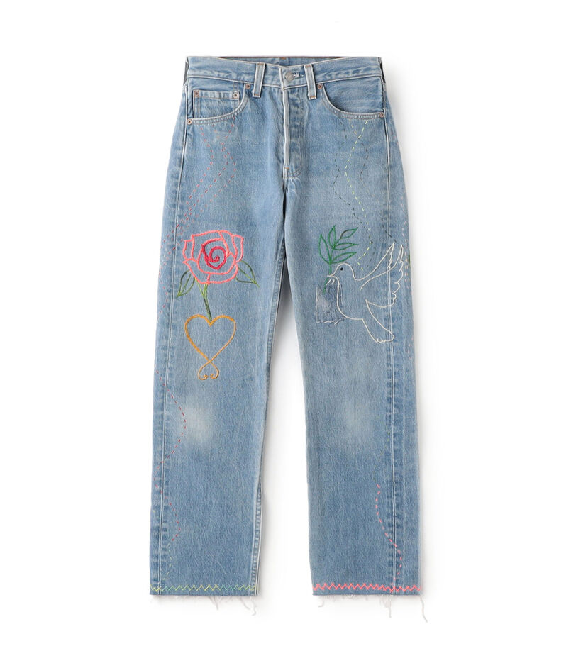 Therapy Pants エンブロイダリー アソートデニム Therapy Pants エンブロイダリー アソートデニム