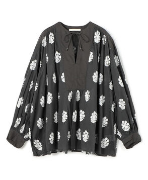 ne Quittez pas COTTON VOILE SEDUM ブラウス