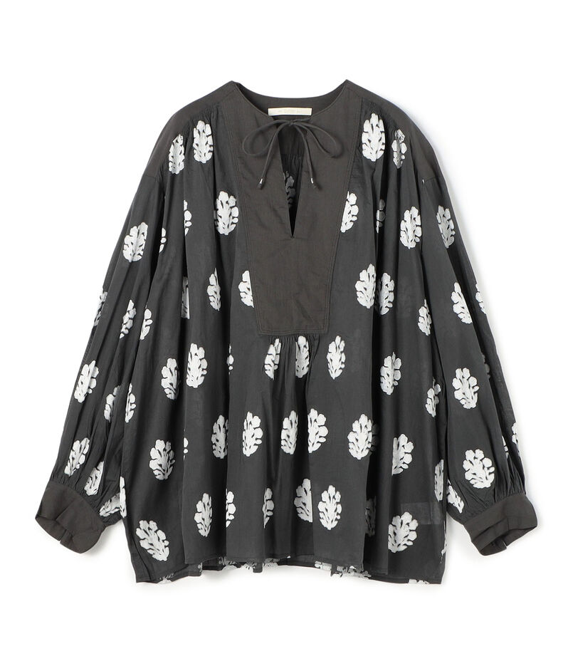 ne Quittez pas COTTON VOILE SEDUM ブラウス
