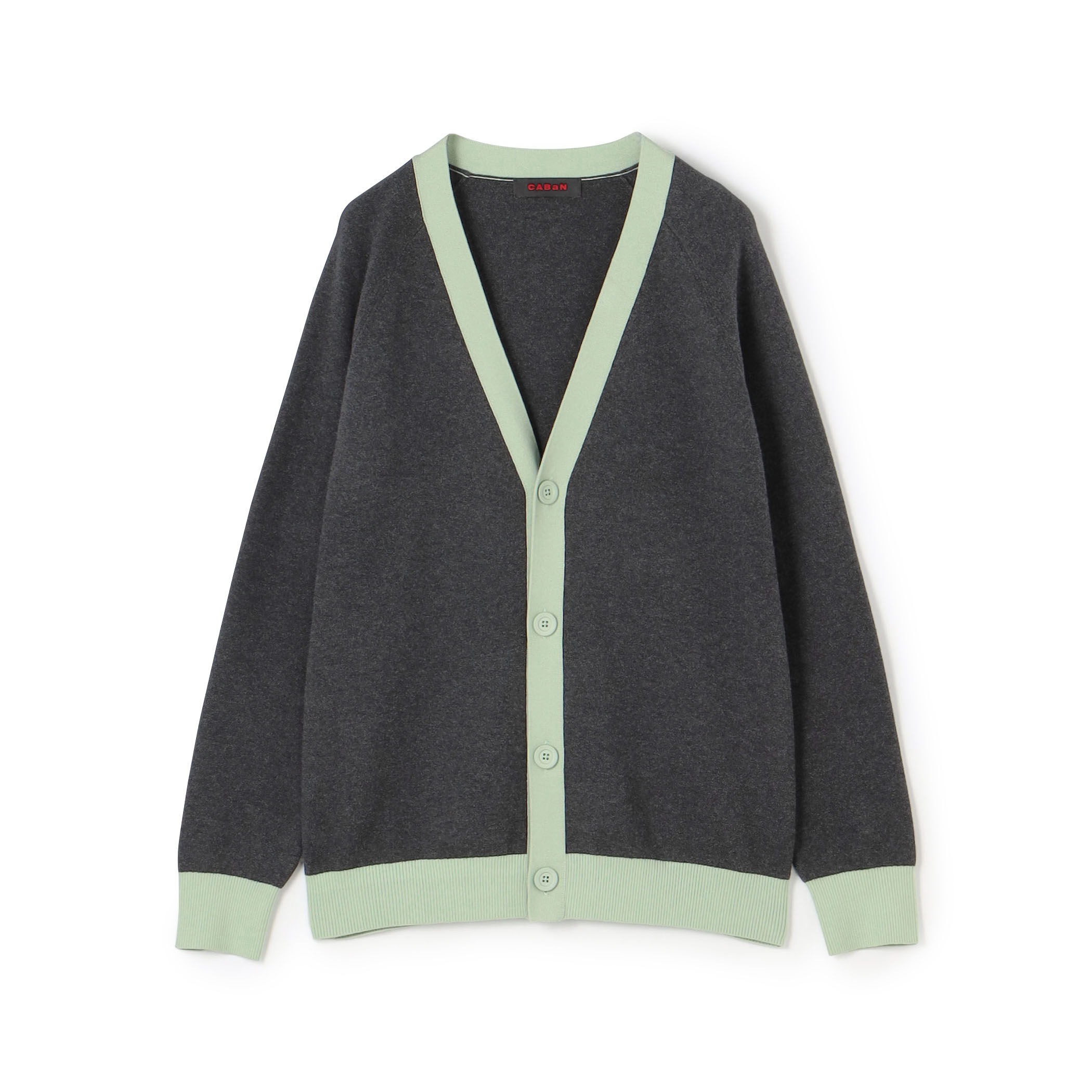 CABaN コットンカシミヤ バイカラーVネックカーディガン｜トゥモローランド 公式通販