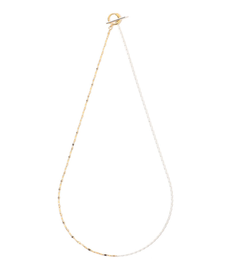 Rieuk needle ice chain バイカラーネックレス
