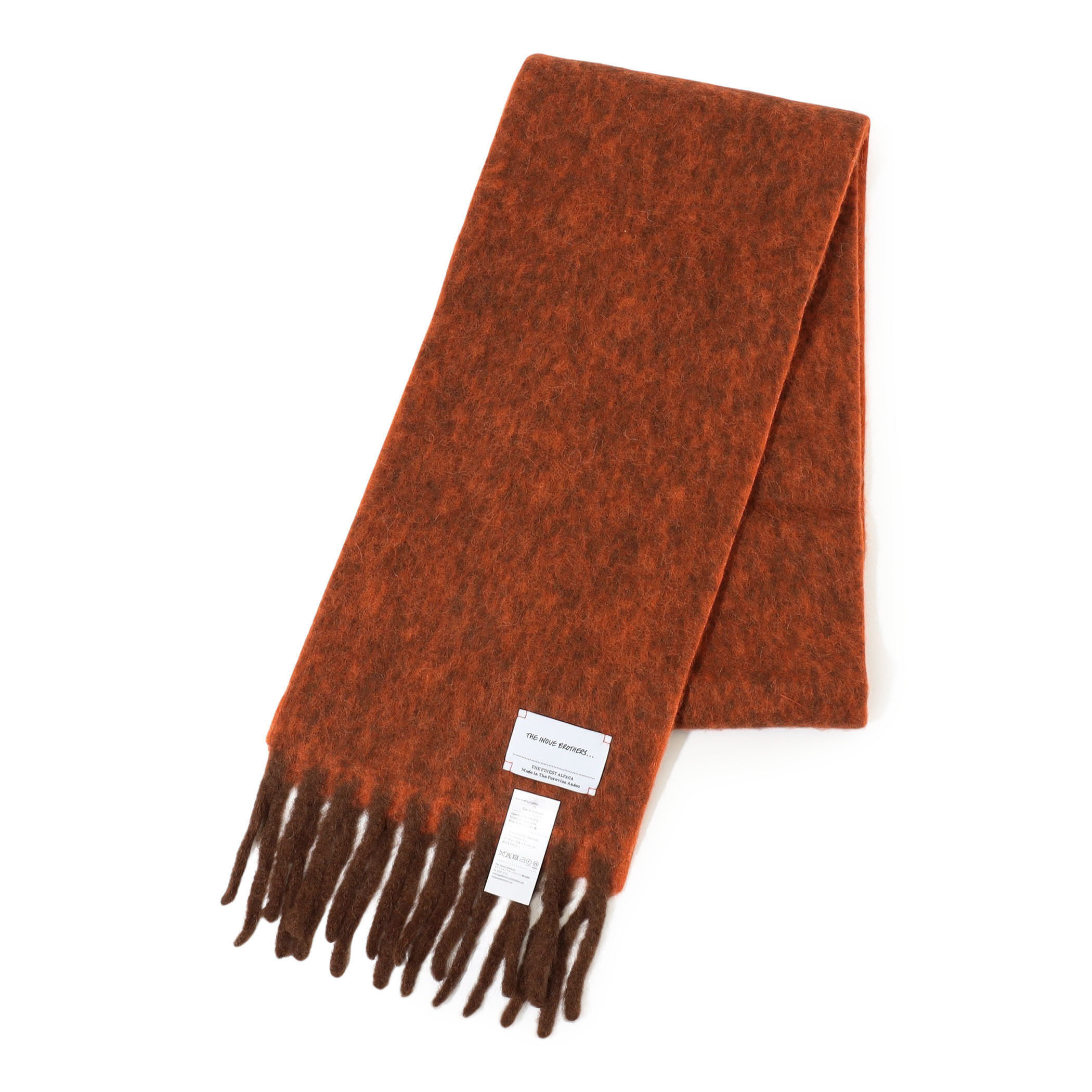 ⭐こばん様　THE INOUE BROTHERS ベビーアルパカ 2色 THE INOUE BROTHERS Two Colour Woolly Scarf｜トゥモローランド 公式