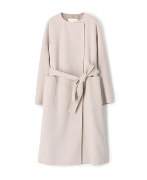 プレミアムウールリバー ノーカラーコート