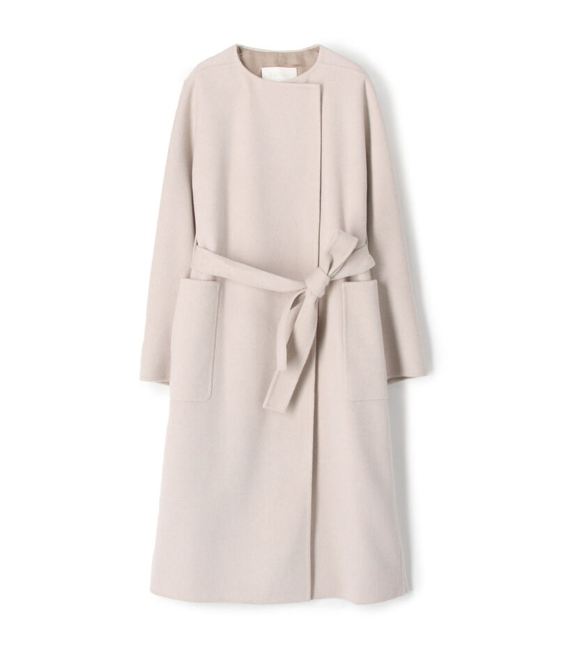 プレミアムウールリバー ノーカラーコート プレミアムウールリバー ノーカラーコート