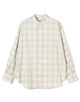 サンライズオンブレチェック スタンドカラーシャツ