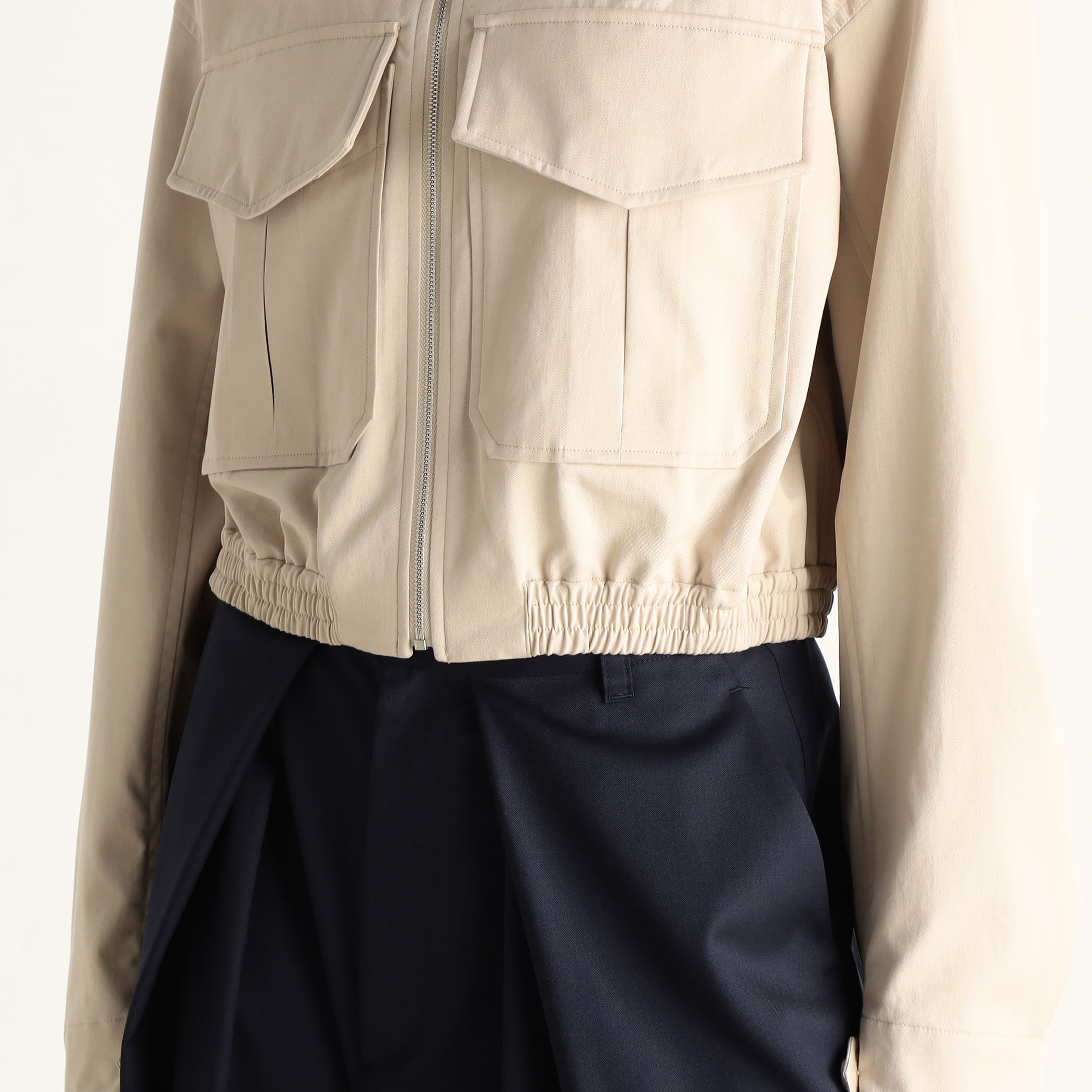 バルーンスリーブ ジャケット - ネイビーブルー | ZARA Japan / 日本