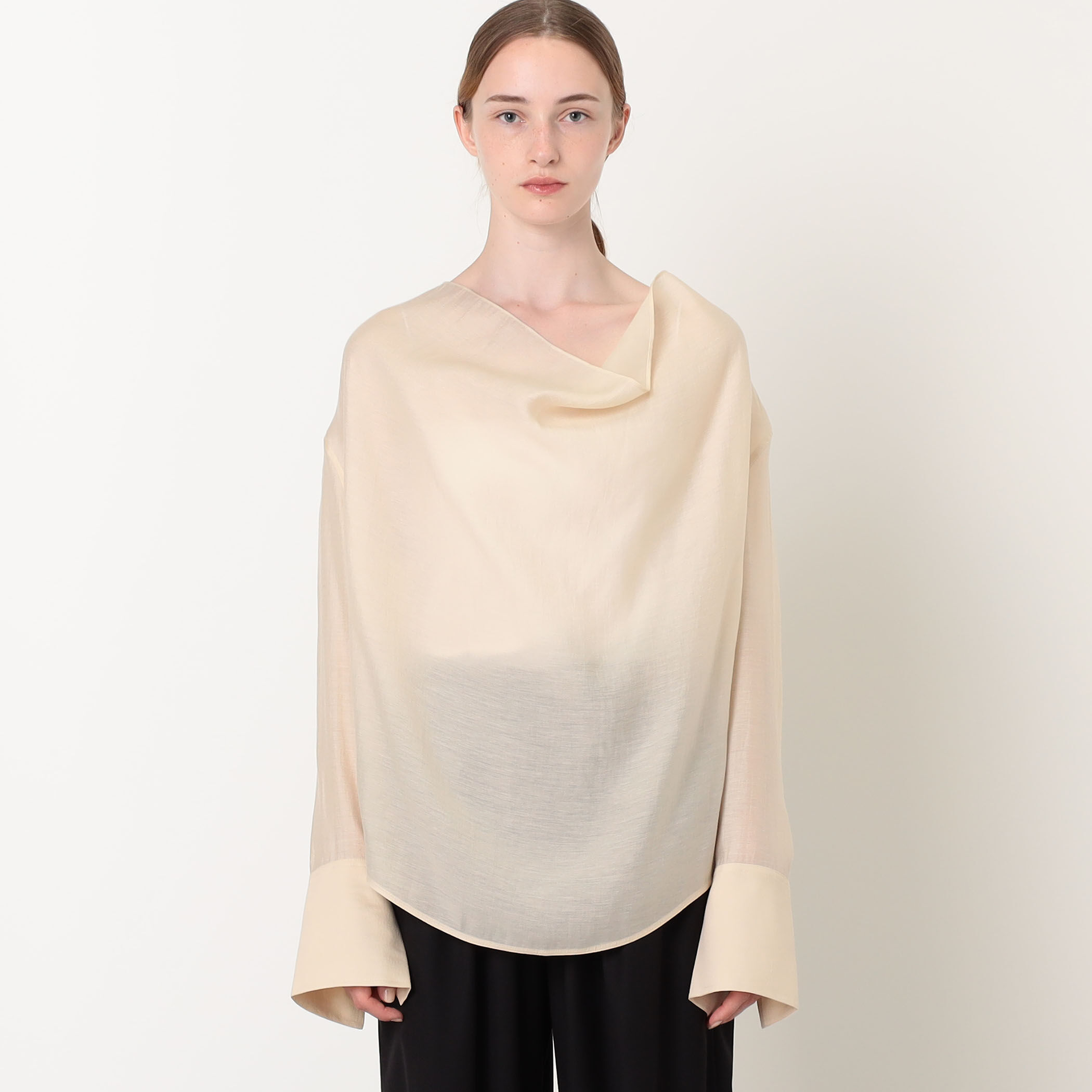 TOTEME COWL ブラウス｜トゥモローランド 公式サイト