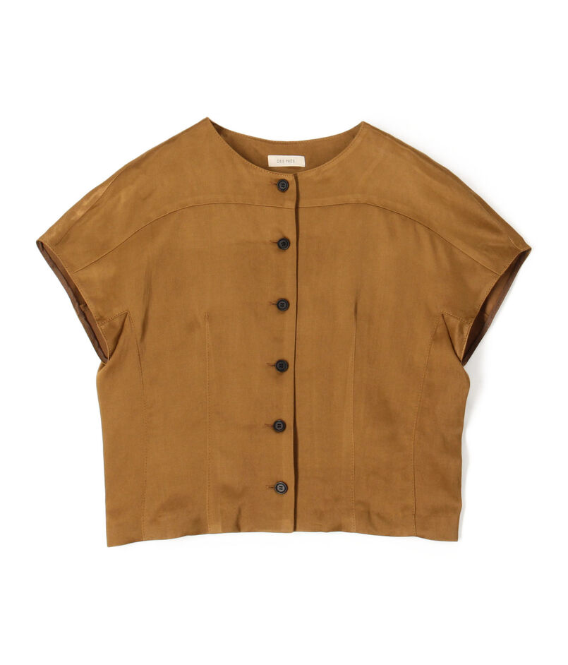 【WEB先行予約】 ソフトサテン フロントオープントップス