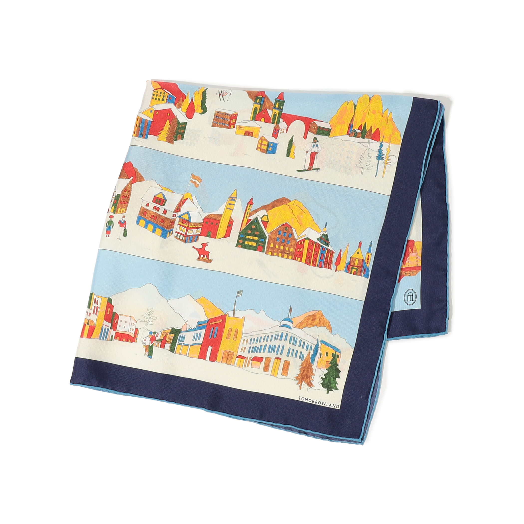 ATELIER TOMORROW WINTER MOUNTAIN シルクスカーフ｜トゥモローランド