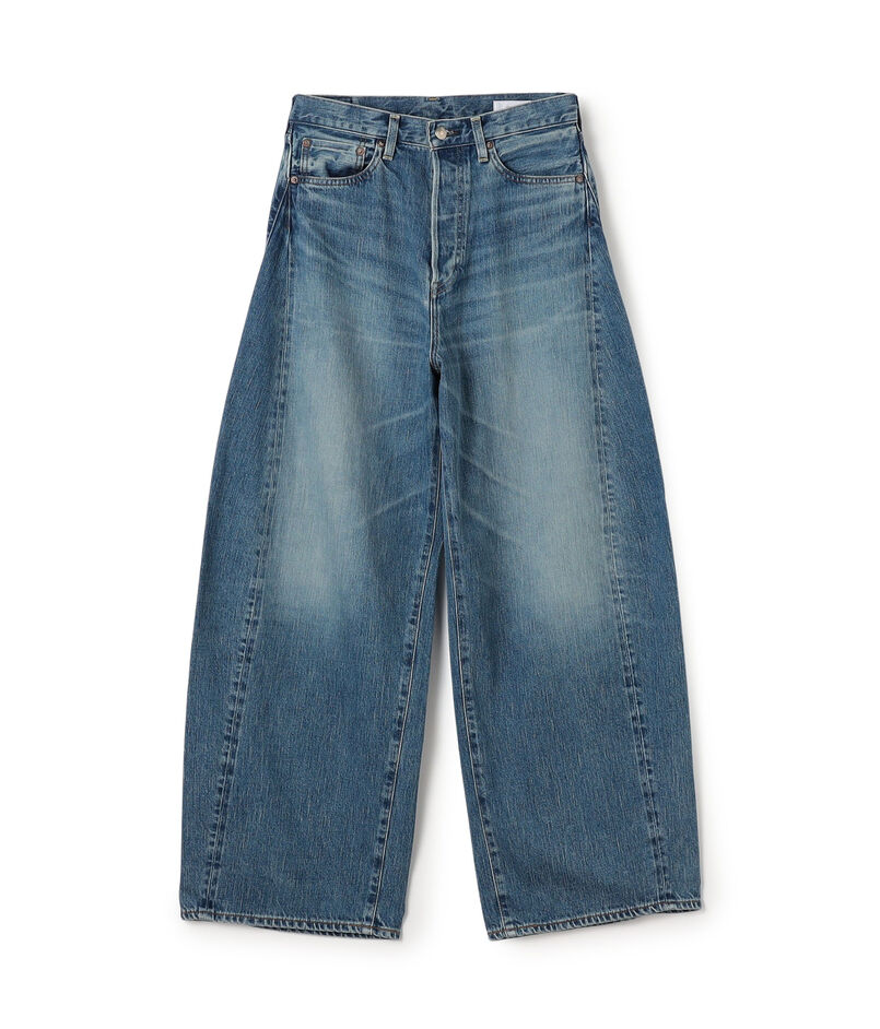 HYKE BARREL-LEG JEANS