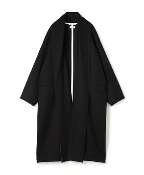 ウールカシミヤライトビーバー ショールカラーコート